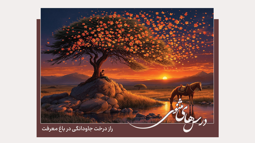 راز درخت جاودانگی در باغ معرفت