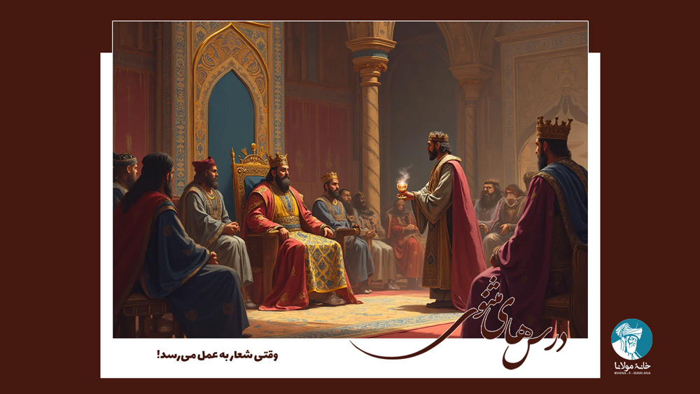 درس‌های مثنوی: وقتی شعار به عمل می‌رسد