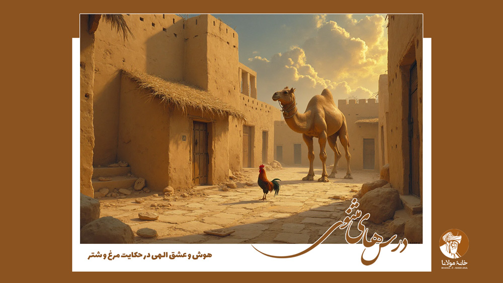 هوش و عشق الهی در حکایت مرغ و شتر
