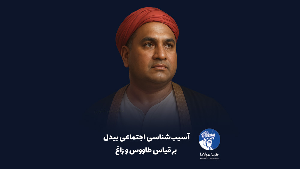 آسیب‌شناسی اجتماعی بیدل بر قیاس طاووس و زاغ